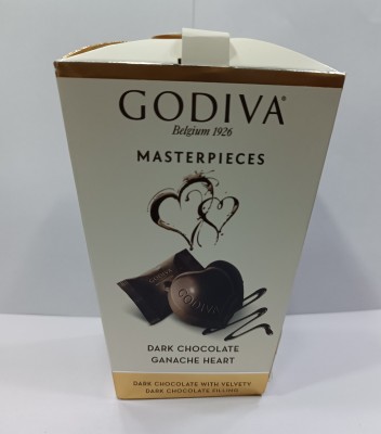 Godiva Masterpiece Dark Chocolate Ganache Heart Chocolate Box Bites(117 g)