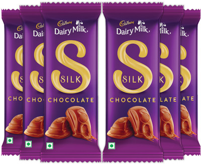 Cadbury Dairy Milk Silk Chocolate Bars(6 x 64 g)