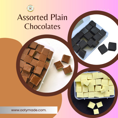 Ooty Made.Com Assorted Plain Chocolates 500g Truffles(500 g)