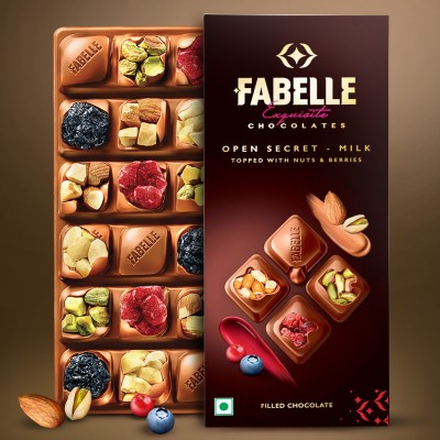 Fabelle Choco Mousse with Nuts and Berries Bars(121 g)