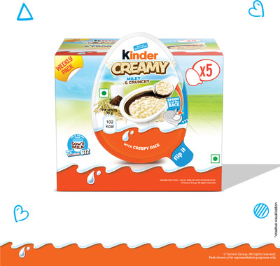 Kinder Creamy Creamy Bites(5 x 19 g)