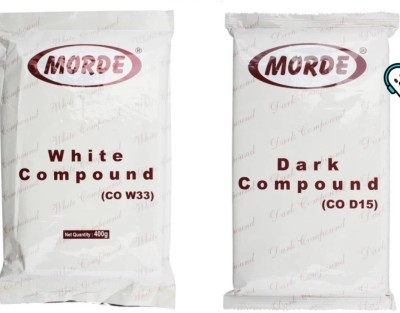 Morde dark and white compound chocolate bar 400 gm ( pack of 2 ) 800gm Bars(2 x 0.4 g)