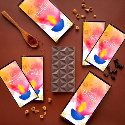 Expelite Diwali Chocolate , 35 g Each (PACK OF 6), Diwali Gift Pack (6 x 1 Units) Bars(6 x 35 g)