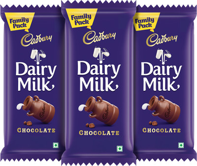Cadbury Dairy Milk Family Pack Chocolate Bars(3 x 117 g)