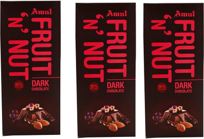 Amul Fruit N Nut CHOCOLATE BARS Bars(3 x 150 g)