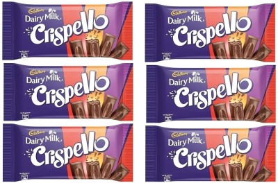 Cadbury Dairy Milk Crispello Chocolate Bar pack of 6 Bars(6 x 35 g)