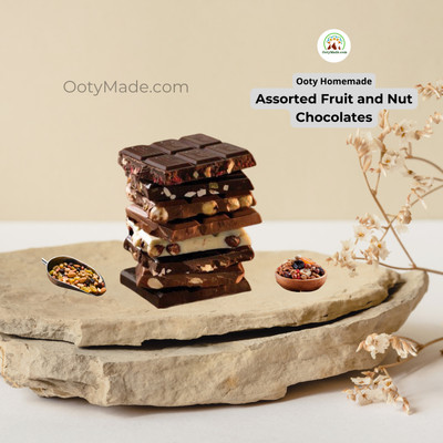 Ooty Made.Com Assorted Fruit and Nut Chocolates 500g Truffles(500 g)