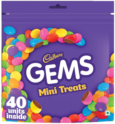 Cadbury Gems Chocolate Home Treats Pack Bars(124 g)
