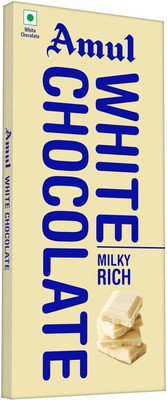 Amul WHITE CHOCOLATE MILKY RICH DELICIOUS Bars(150 g)