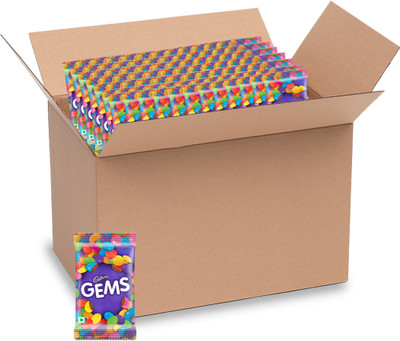 Cadbury Gems Surprise Chocolate Pouch Crackles(84 x 6.61 g)