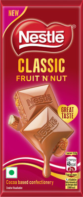 Nestle Classic Fruit ‘N’ Nut, Great Classic Taste, With Almond & Raisins, Bars(65 g)