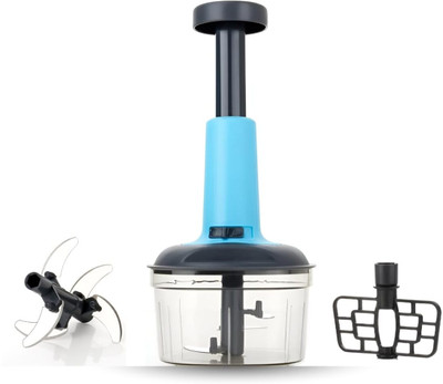 jsr enterprises by JSR 650 ml manual puch chopper Vegetable & Fruit Grater & Slicer(1 chopper)