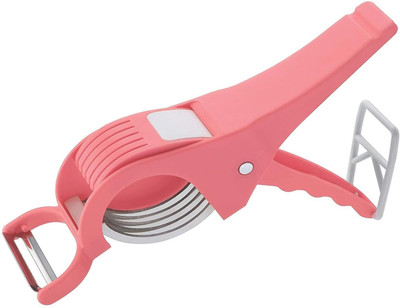 COWWAL'S GROUP Vegetable Cutter & Fruit Multi Cutter Pink Pack of 1 Vegetable & Fruit Slicer(1 chopper)