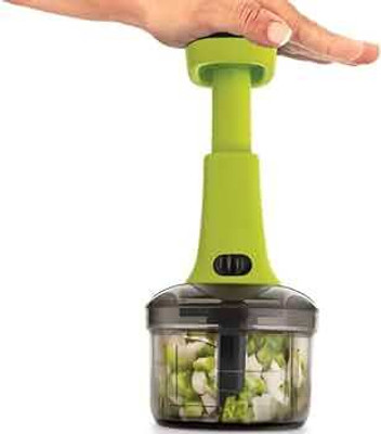floura enterprises FLOURA Instant Push Chopper 650 ml Vegetable Chopper(1 CHOPPER)