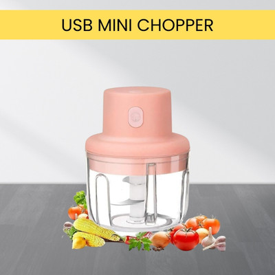 GUGGU Mini Rechargeable Chopper, Electric Chopper for Onion, Garlic and VegetableC321 Electric Vegetable & Fruit Chopper(1 chopper)