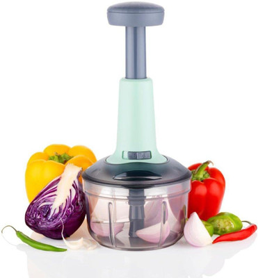 madhu store Steel Large Manual Hand-Press Vegetable Chopper (Pack of 1) 650 ml Vegetable & Fruit Chopper(Pack of 1)