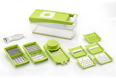 SARVOPARI ENTERPRISE DRK202 Vegetable & Fruit Chopper(1 CHOPPER CONTAINER, 8 BLADES)