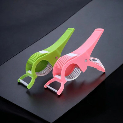 winger Multipurpose 2 in 1 Vegetable and Fruit Cutter & Peeler Vegetable & Fruit Chopper(2 vegetable cutter)