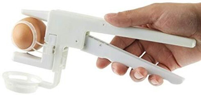 VALAJOGI Egg Crack and Separate Tool Plastic Egg Separator(White, Pack of 1)