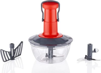 SHIVRUDRA Push Chopper 650ML Kitchen Vegetables & Fruits Multipurpose Hand Press Chopper Chopper(1 pcs Chopper)