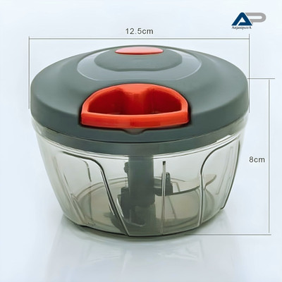 AnjaniputrA Vegetable Hand Chopper Round Large (450 ml) Multipurpose Vegetable & Fruit Chopper(1)