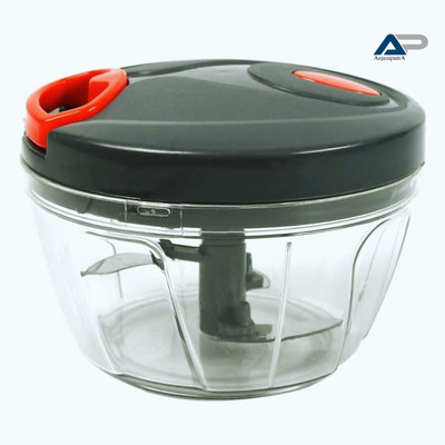 AnjaniputrA 450-ml Vegetable Cutter/Chopper with 3 Blades for Chopping Vegetables and Fruits Vegetable & Fruit Chopper(1)