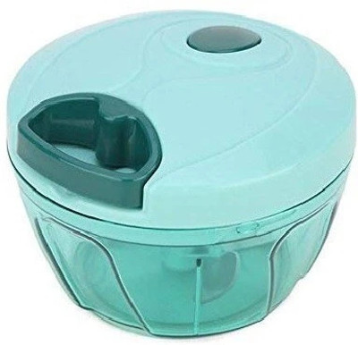 UNIQSTOR Plastic Handy Dori Chopper with 3 Blades Vegetable Fruit Nut Onion Chopper Vegetable & Fruit Scraper(1chopper)