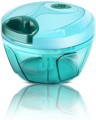 JABOO Handy Manual Pull Chopper 450ml|3 Stainless Steel Blades| (GREEN)| Vegetable & Fruit Chopper(1 CHOPPER)