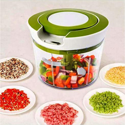 TEZZ 2 In 1 RING Pull Chopper Vegetable & Fruit Chopper(1)
