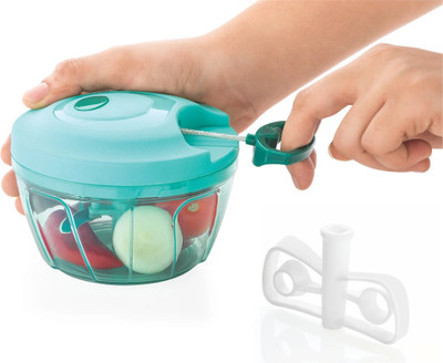 Vallaree by NA Mini Handy And Compact 450ML Vegetable & Fruit Chopper(1 Piece Chopper)