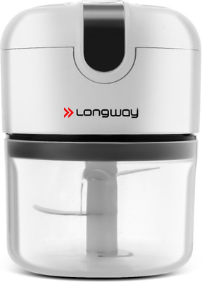 Longway Slicer Rechargeable Mini Electric Chopper | One Touch Operation Electric Vegetable & Fruit Chopper(1 chopper)