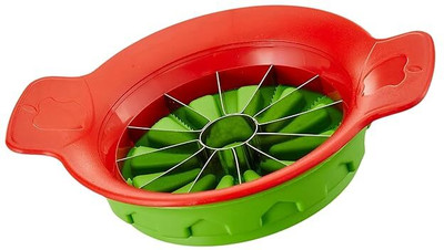 SYMKARD Stainless Steel Apple Corer & Slicer – Effortless Cutting and Core Removal Fruit Slicer(1 chopper)