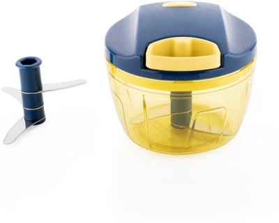 Atipriya Manual Mini Small Plastic Food Chopper With Extra Sharpe Blades (325 ml) Vegetable & Fruit Chopper(1 X Manual Mini Small Plastic Food Chopper With Extra Sharpe Blades (325 ml))