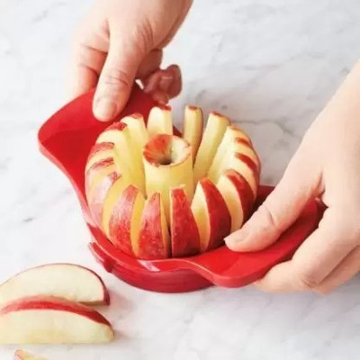 CRYZONE by NA Apple Slicer, Cutter, Divider with 8 Stainless Steel Sharp Blades (Pack of 1) Apple Slicer(1)