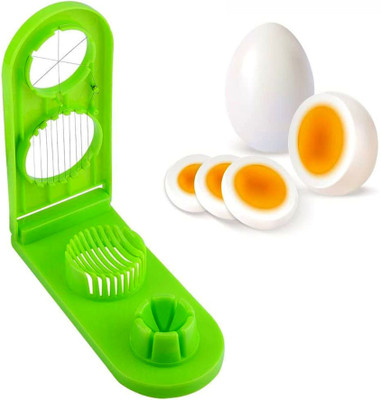 RPS 2 in 1 Cut Boiled Egg Cutter Slicer Stainless Steel Wire Slicing Egg Slicer Egg Slicer(1 chopper)