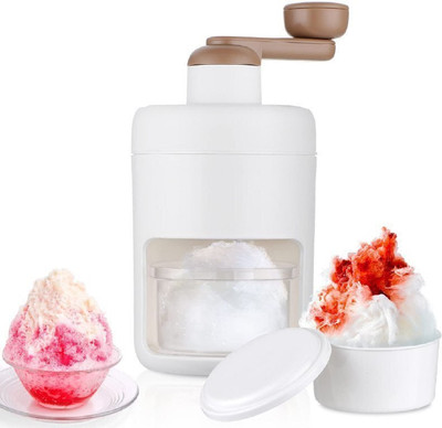 INJOFASH by - Portable Ice Shaver & Snow Cone Machine Ice Maker with Hand Crank Chopper(1 Chopper)