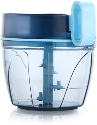 Grecy by - 750 ML Multipurpose Manual Handy Chopper Nexus with 5 Blades Vegetable & Fruit Chopper(NEXUS CHOPPER)