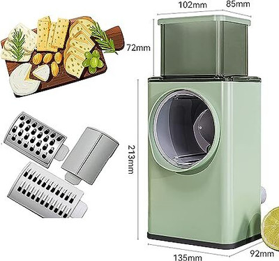 VARIYAENTERPRISE28 Vegetable Shredder RoundMandoline Slicer Vegetable & Fruit Grater & Slicer(1)