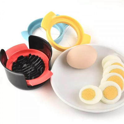 Qexle 3 in 1 Egg Slicer for Hard Boiled Eggs, Dishwasher Safe Egg Slicer(01 Unit of CUTTER)