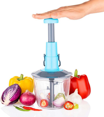 ASPAURA by N/A Vegetable Push Chopper 6 Blades Chop Onion, Potato For Kitchen Use ( 1100 ML ) Vegetable & Fruit Chopper(1 chopper)
