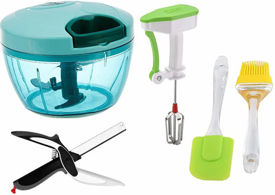 AK ULTIMATE by ultimate Comboof 5_Chopper,blender,cutter,spatula brush Vegetable & Fruit Chopper(5)