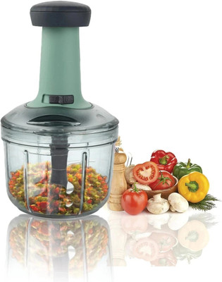 Mataiva push manual chopper for kitchen chooper hand press choper food Onion choppers Vegetable & Fruit Chopper(1 Chopper)