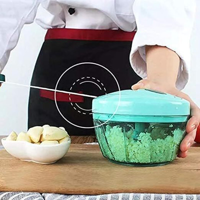 BHAVRUTT by BHAVRUTT Mini Handy and Compact Chopper with 3 Blades grinder mixer chopper Vegetable & Fruit Chopper(1 chopper)