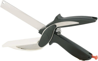 Neelmaya 2 in 1 Food Chopper Vegetable & Fruit Cutter/Kitchen Scissors/Knife Vegetable & Fruit Grater & Slicer (1 Chopper) Vegetable Chopper(1)