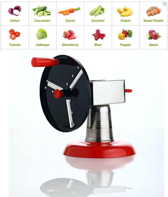 Fashion Tree by Fashion Tree Iron&Stainless Steel Potato Chips Maker| Vegetable & Fruit Manual Slicer Chopper Vegetable & Fruit Slicer(1x Potato Chips Slicer)