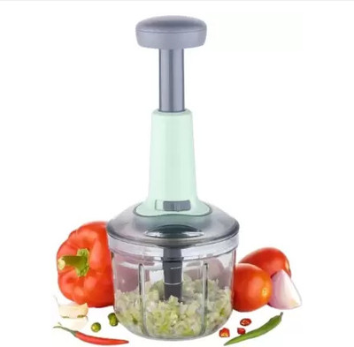Mohit Plastic 6 BLADE PUSH CHOPPER 1200M Vegetable & Fruit Grater & Slicer(1 chopper)