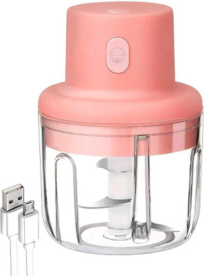 DEALZONE Portable Mini Food Chopper with USB Charging Vegetable & Fruit Chopper Electric Vegetable & Fruit Chopper(1 chopper)