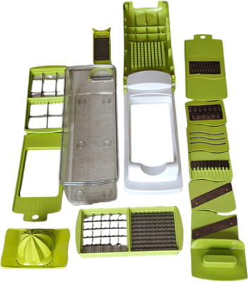 NETMAX ® 15 in 1 Interchangable Blades & Inbuilt Storage Vegetable & Fruit Grater & Slicer(| 15 IN 1 VEGETABLE SLICER |, | 15 S.S. BLADES |)