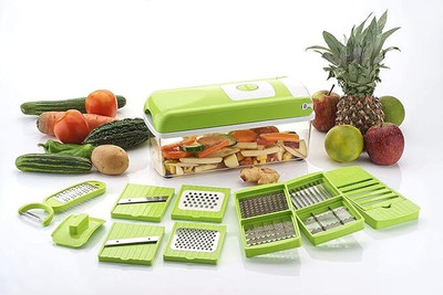 Aktnil by no 12 in 1 Multipurpose Chopper, Fruits & Vegetable Cutters Vegetable & Fruit Grater & Slicer(1)