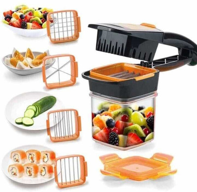 HandyChopper Vegetable Slicer Dicer Chopper 5in1 Multi-Function Slicer Vegetable Fruit Cutter Vegetable & Fruit Chopper(5in1 Chopper Set)